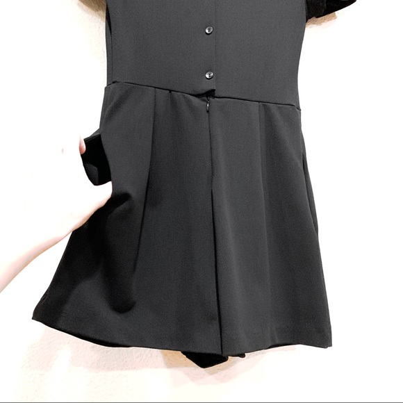 ZARA TRAFALUC Black Pleats Pockets Romper (XS) - Picture 12 of 12